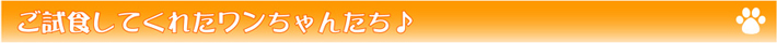 ご試食していただきました！