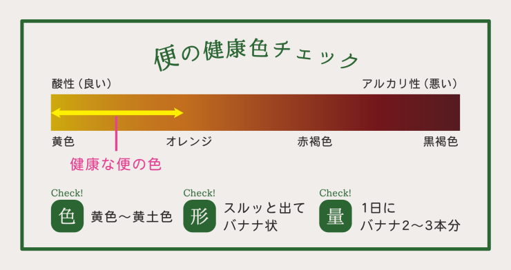 便の健康色チェック